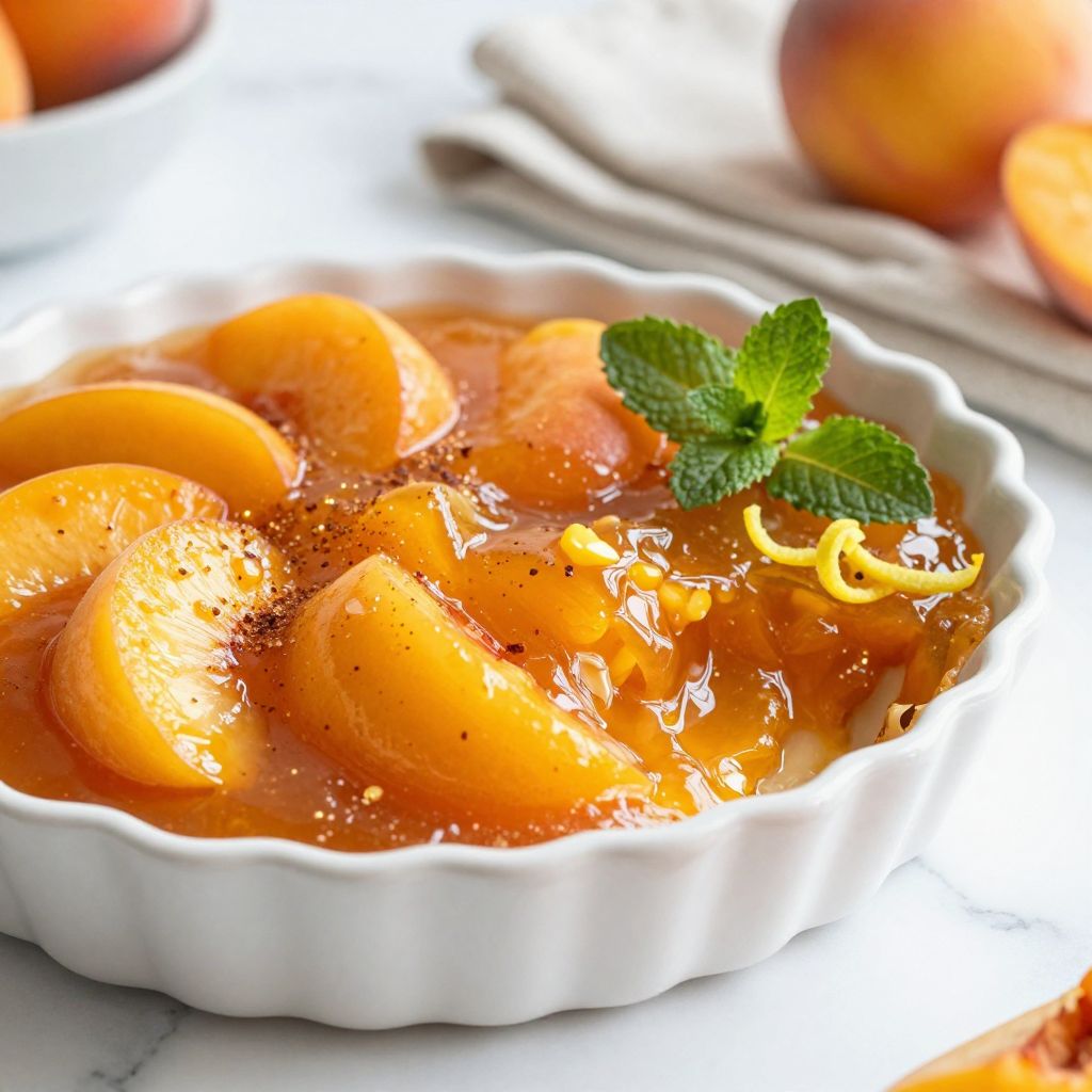 Finished Peach Pie Filling