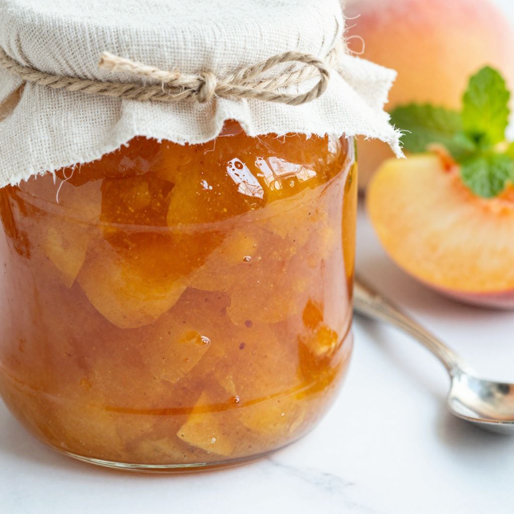 Peach Preserves Cooking Step
