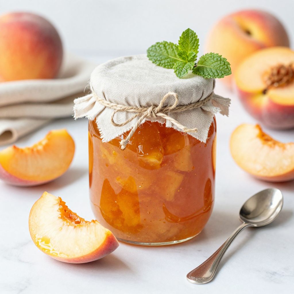 Finished Peach Preserves