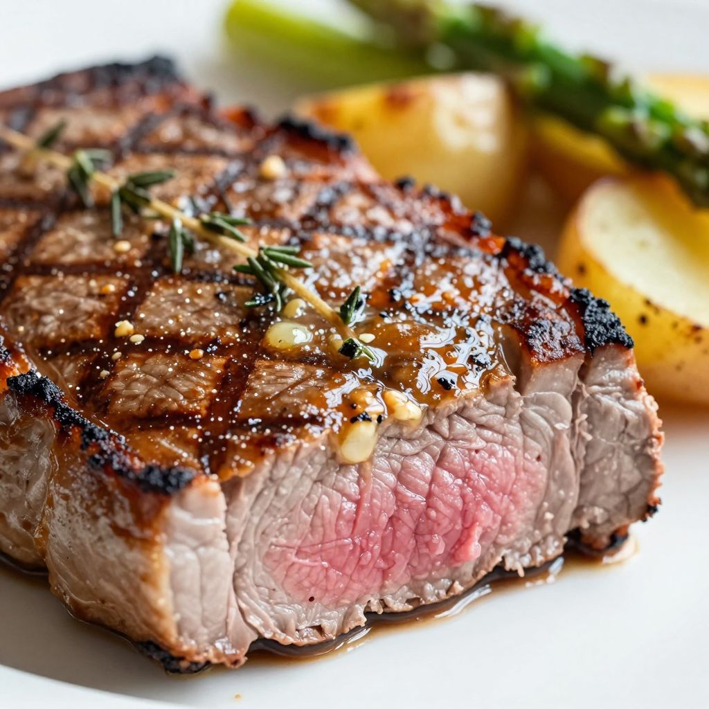 Cooking petite sirloin steak