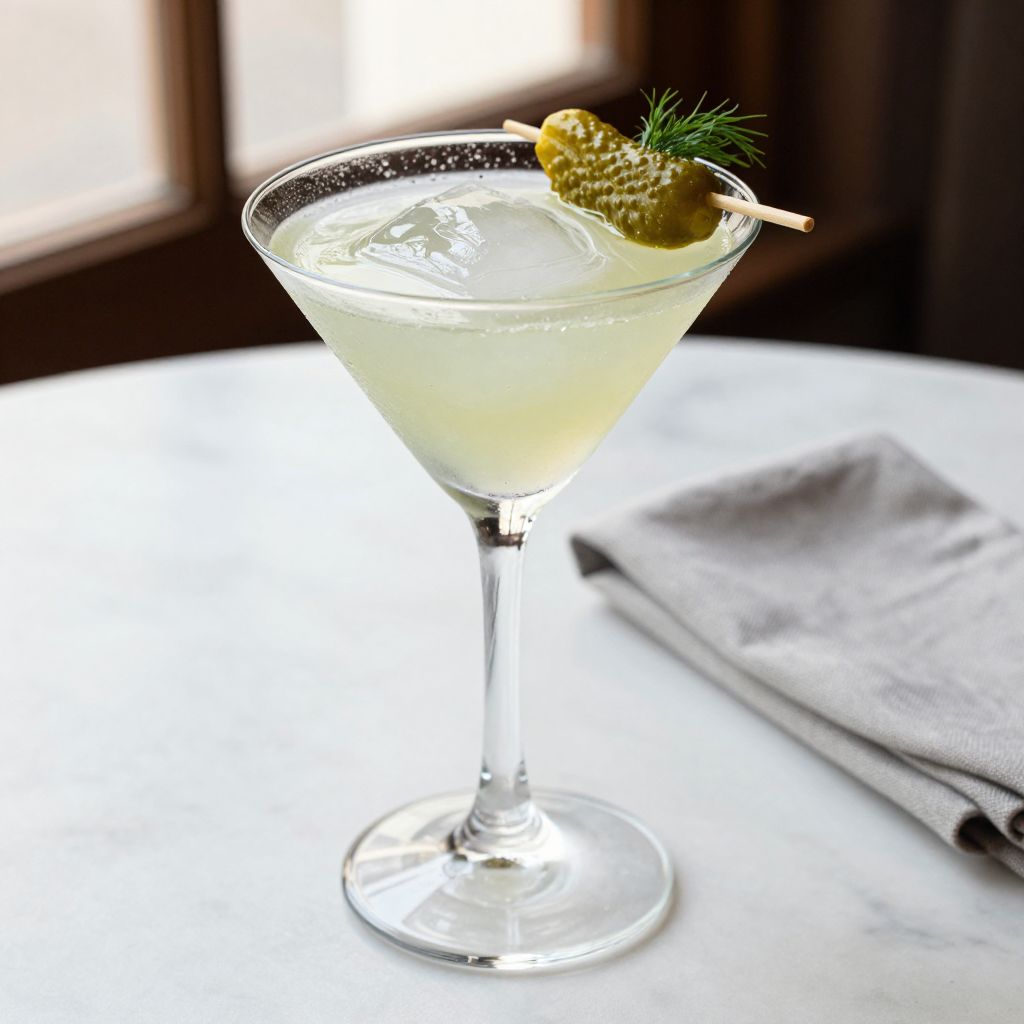 Pickle Martini Final Product