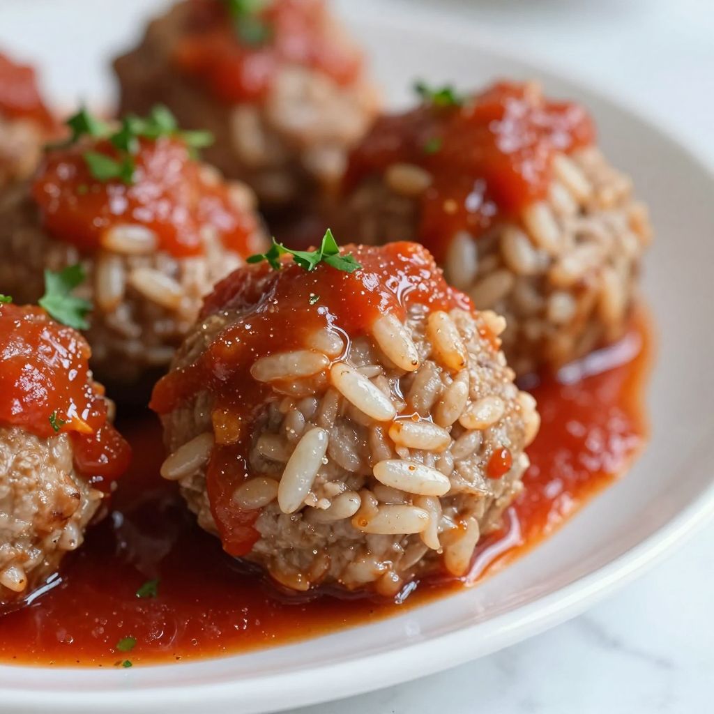 Porcupine Meatballs