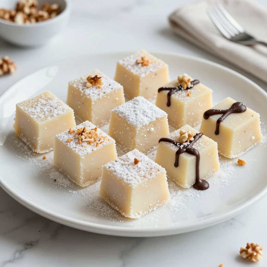 Finished potato candies