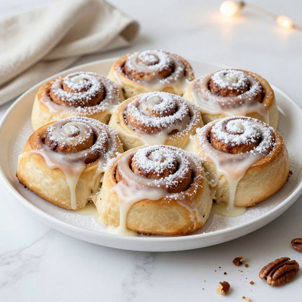 Finished Powdered Sugar Icing on Treats