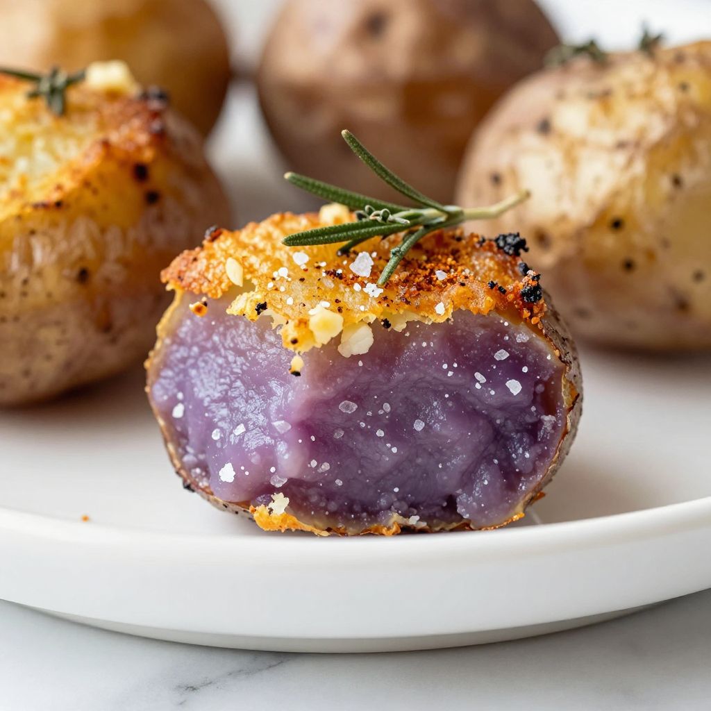 Roasted Purple Potatoes
