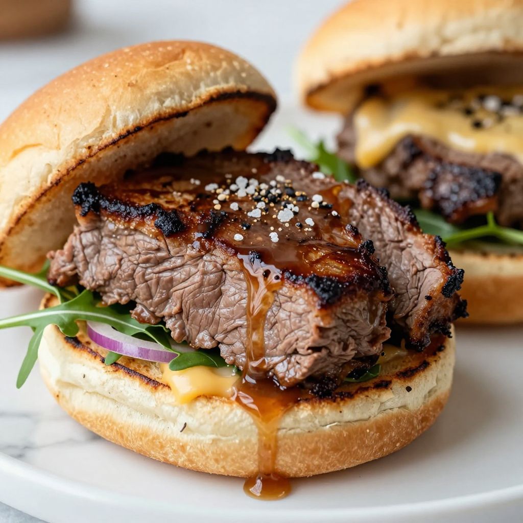 Instructions for making Roast Beef Sliders