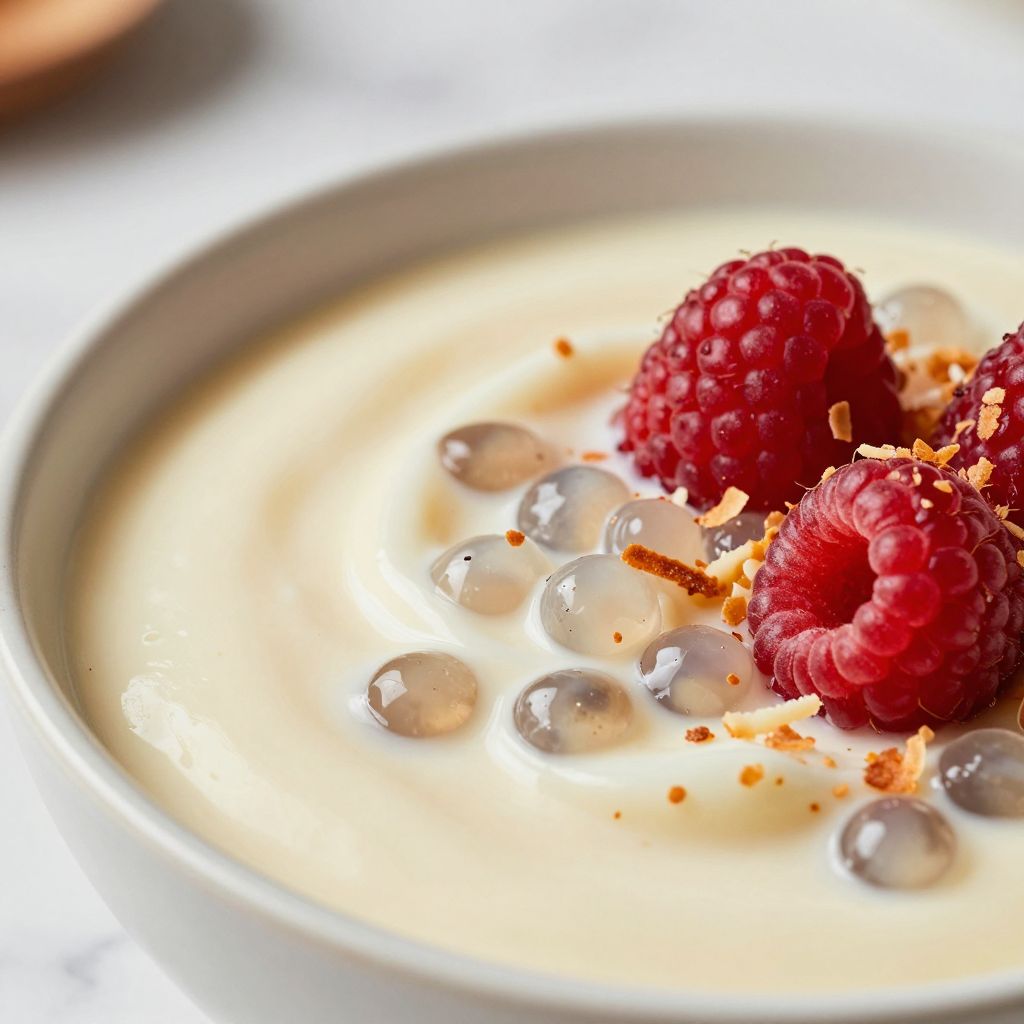 Sago pudding step