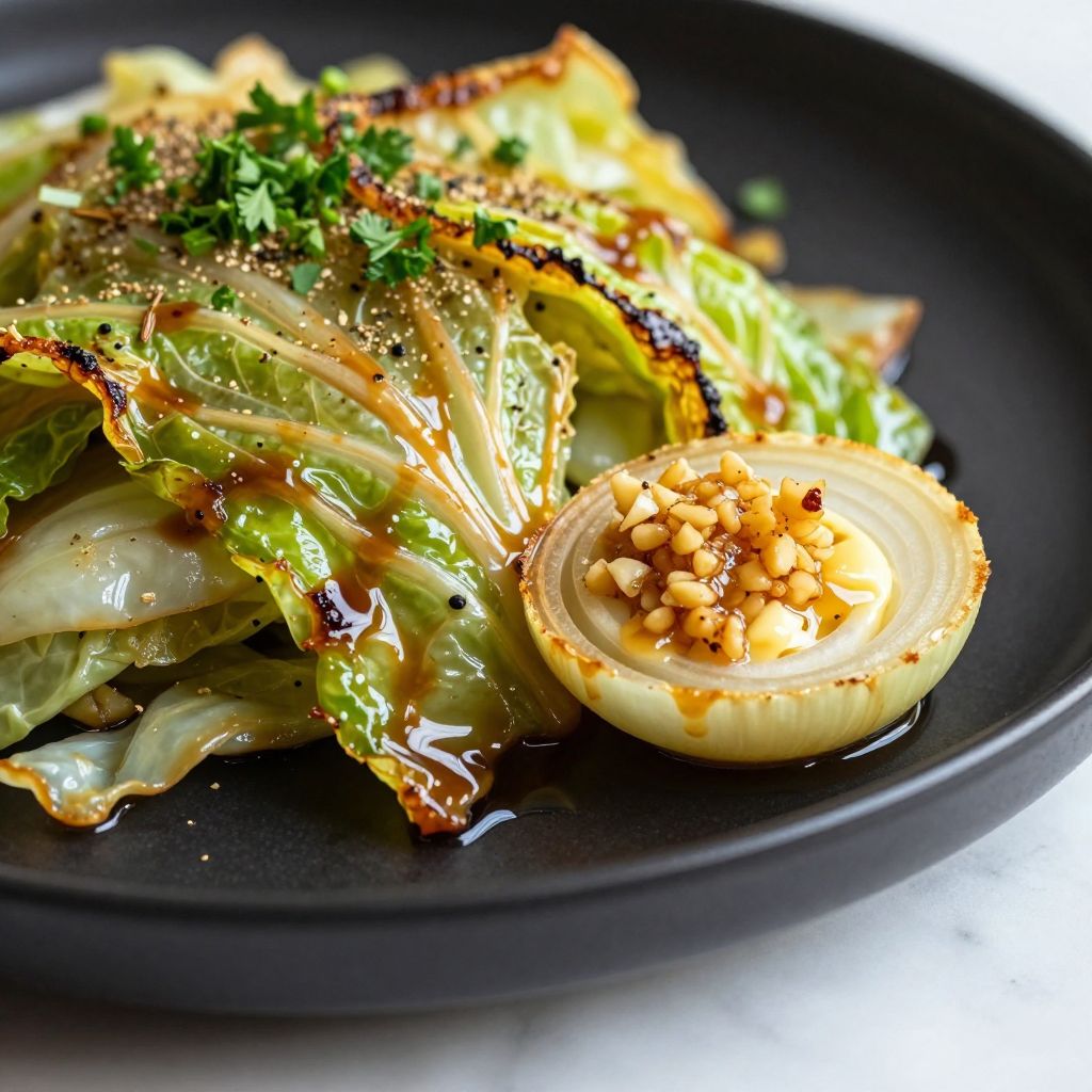 Sauteed Cabbage Cooking