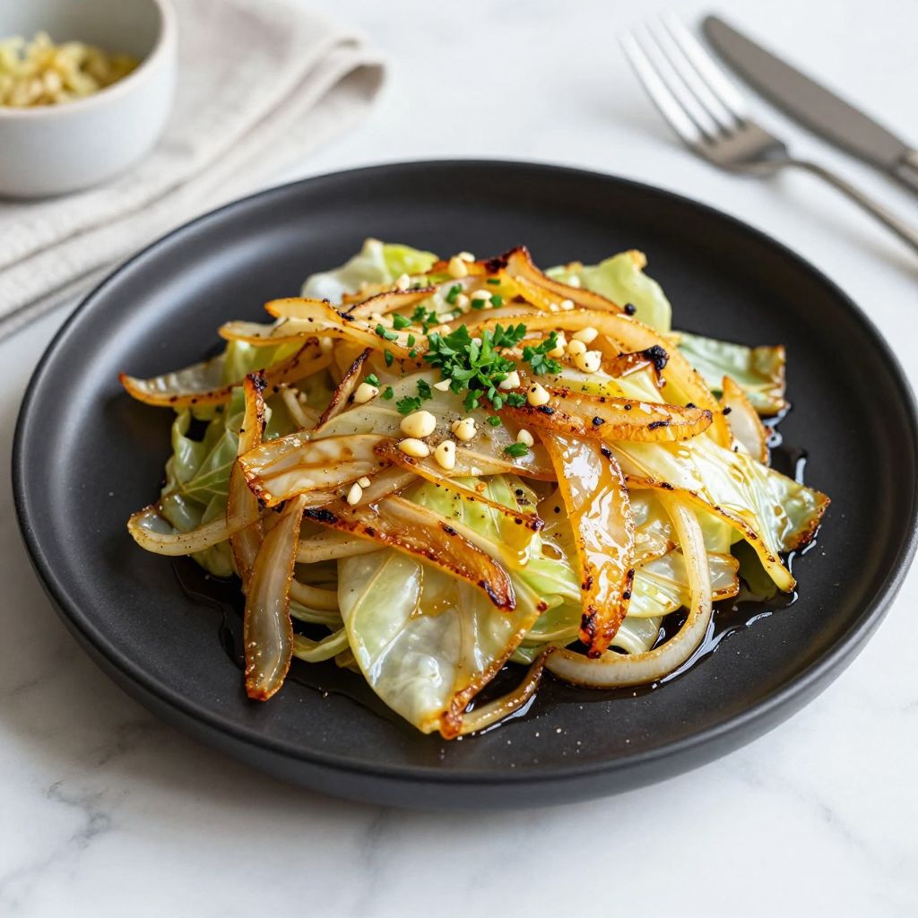 Finished Sauteed Cabbage Dish