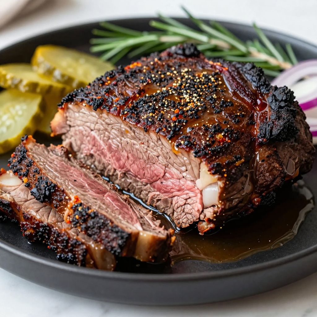 Smoked Chuck Roast Finished