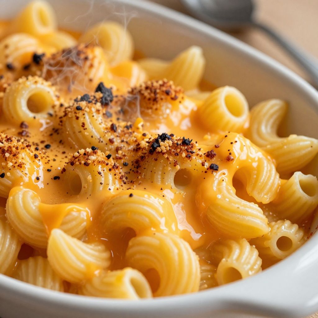 Smoked Mac and Cheese in smoker