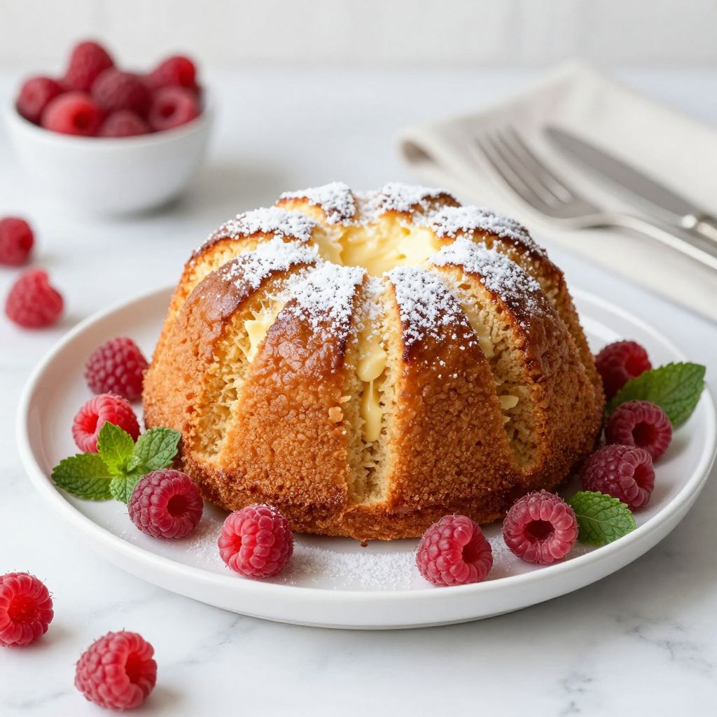 Sour Cream Pound Cake finished