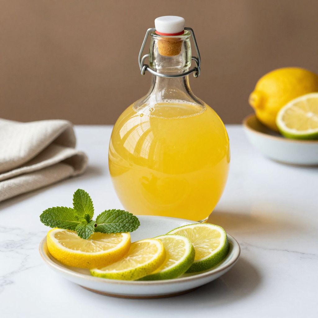 Serving sour mix cocktails