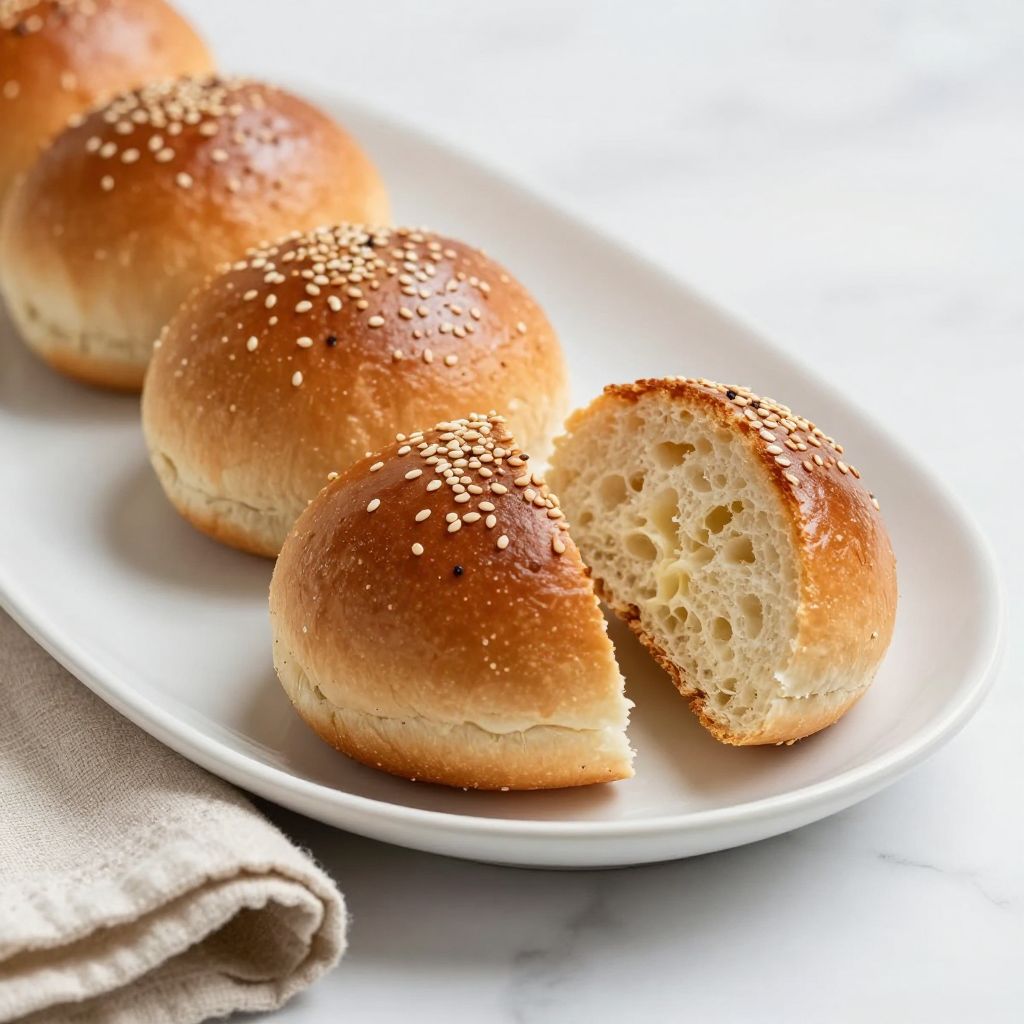 Sourdough Hamburger Buns