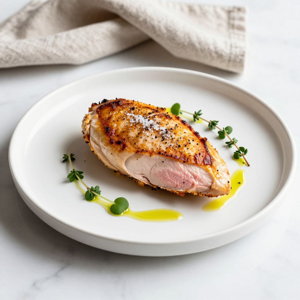 Finished Sous Vide Chicken Breast