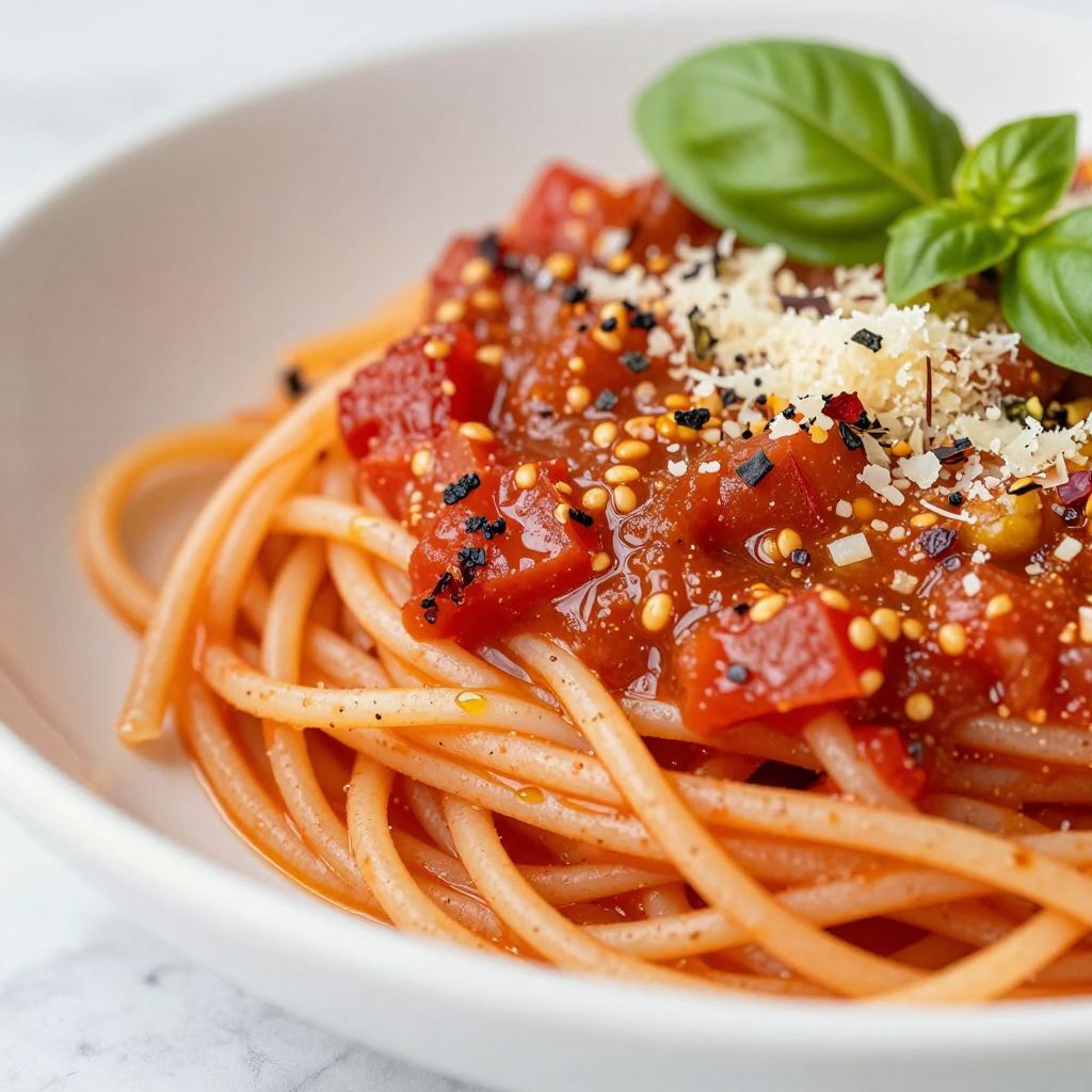 Spaghetti Sauce Cooking Process