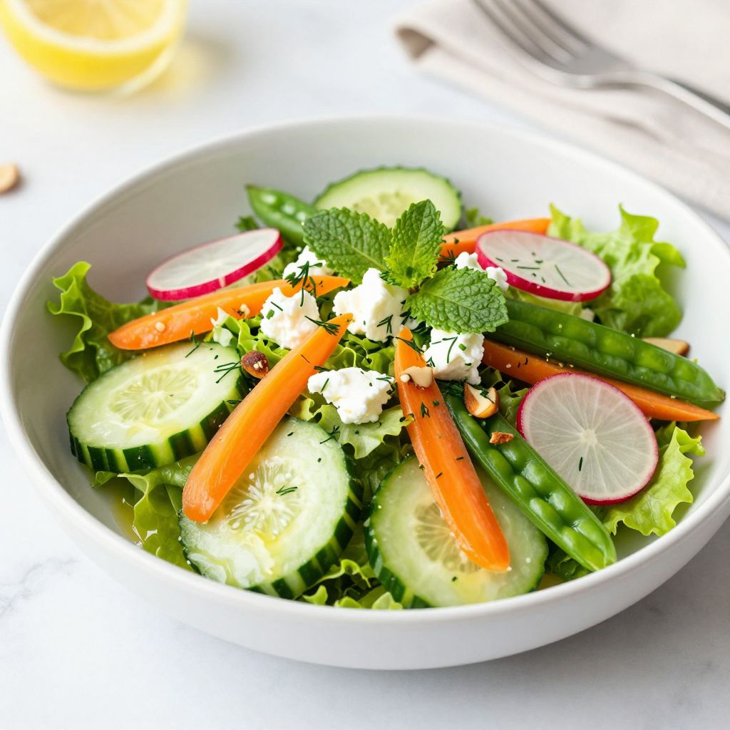 Spring salad serving suggestion image