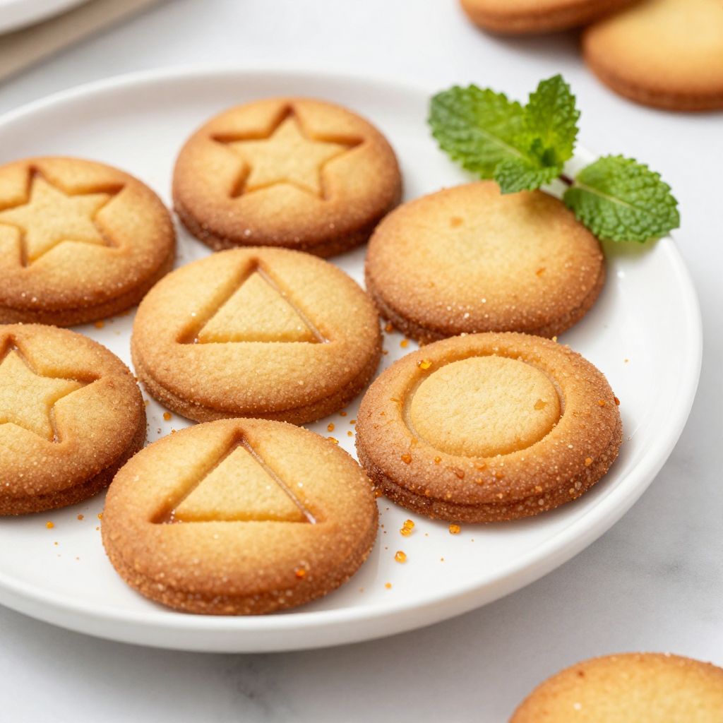 Squid Game cookie (dalgona candy) step-by-step process