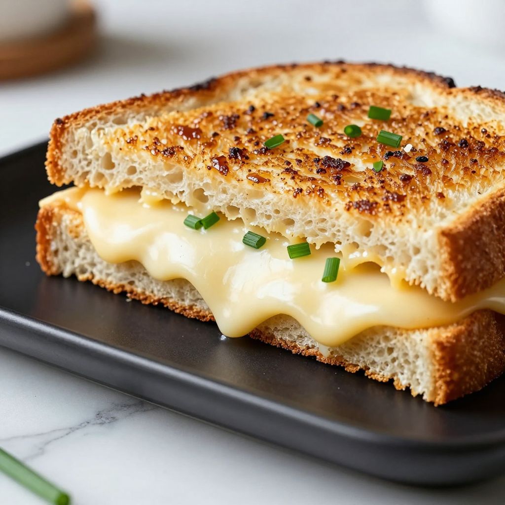 Starbucks Grilled Cheese cooking process