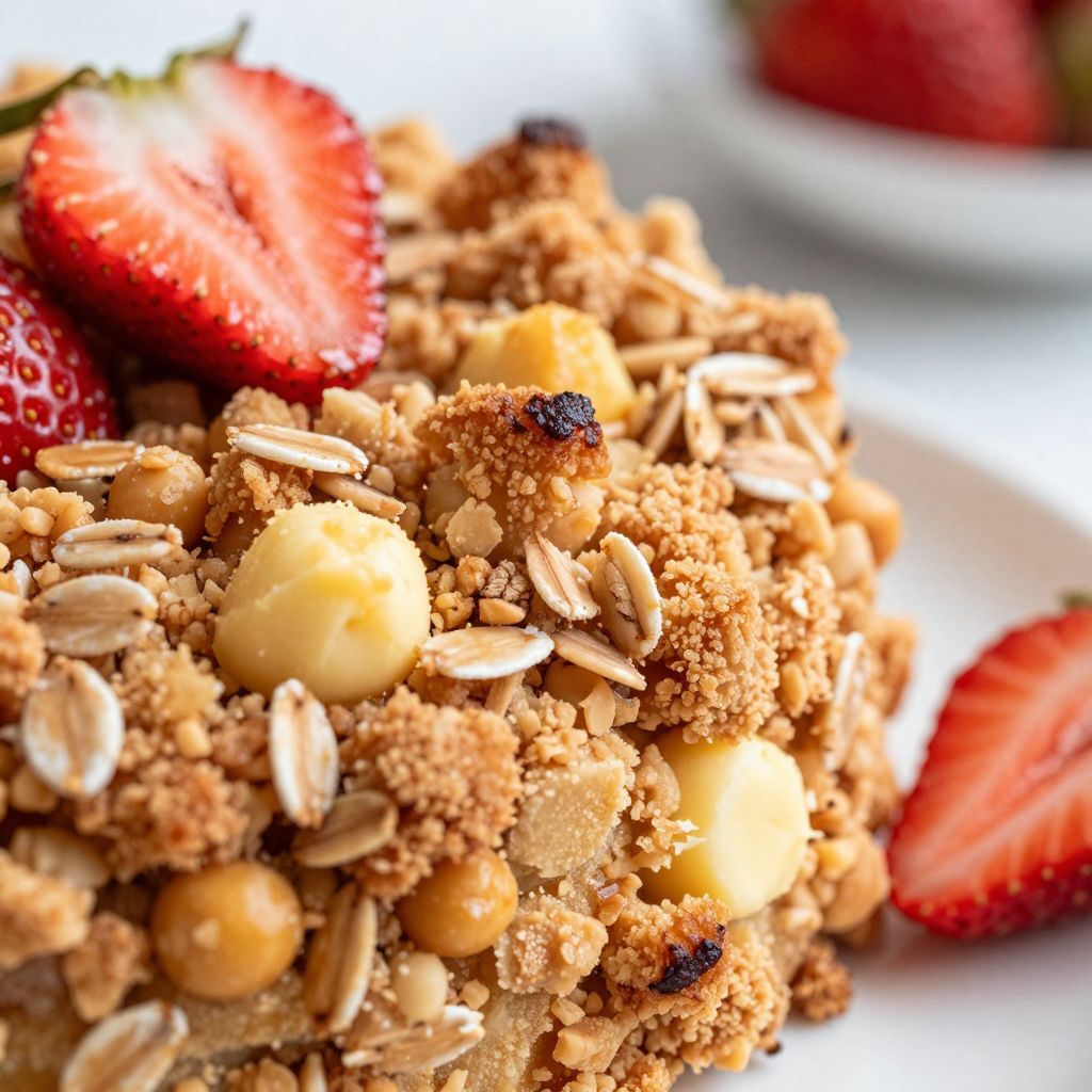 Strawberry Crunch Cake