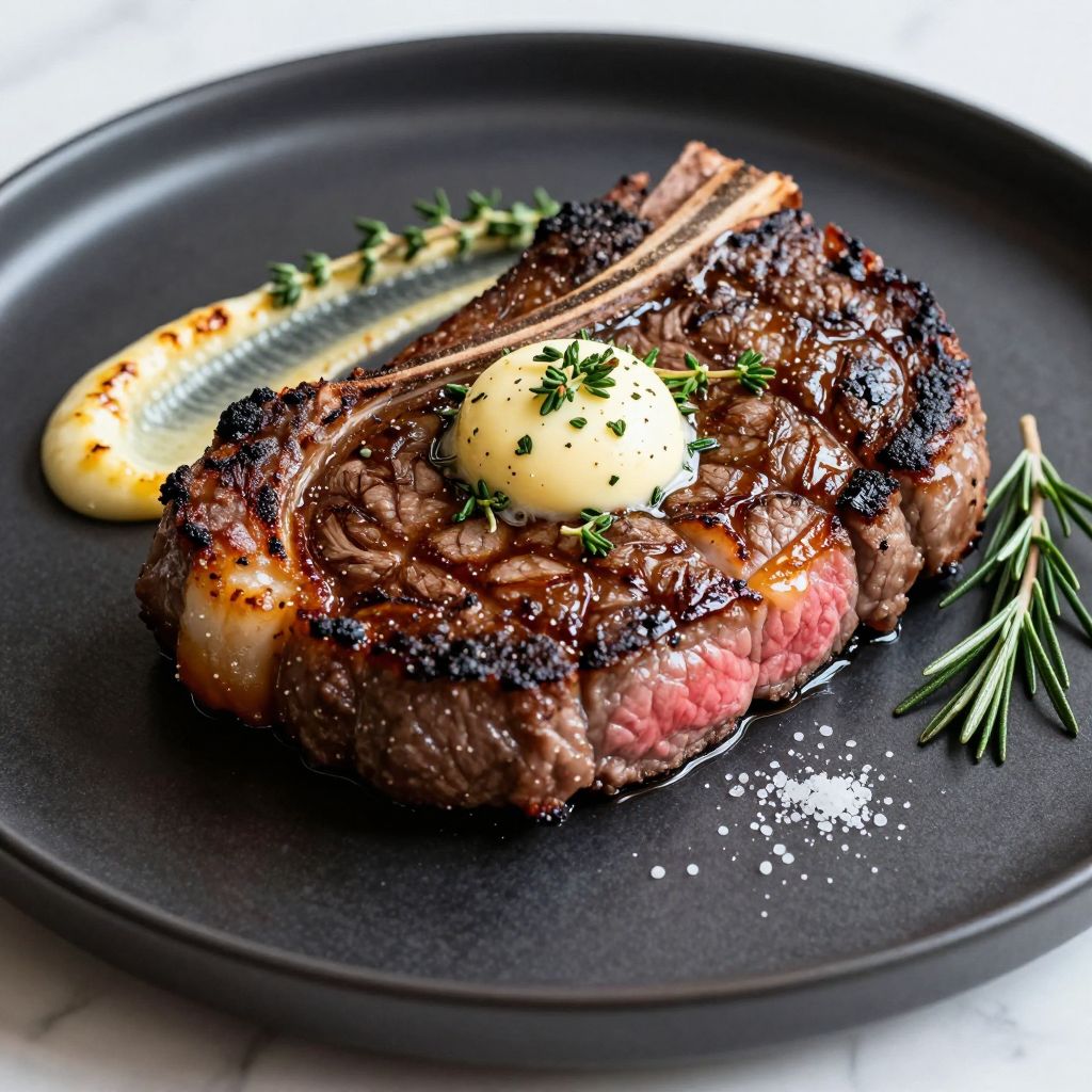 T-Bone Steak Cooking Steps