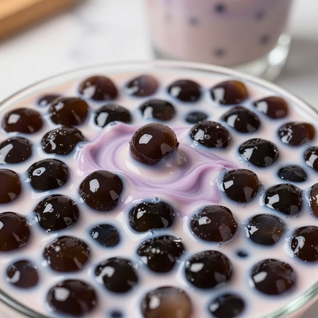Taro Milk Tea Preparation