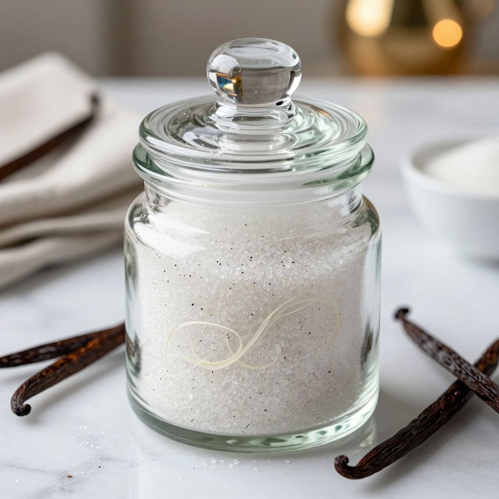 Homemade vanilla sugar