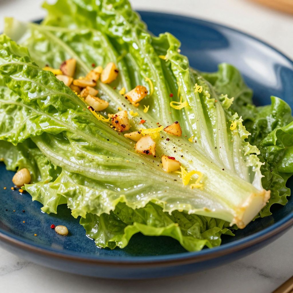 Wilted Lettuce Cooking Step