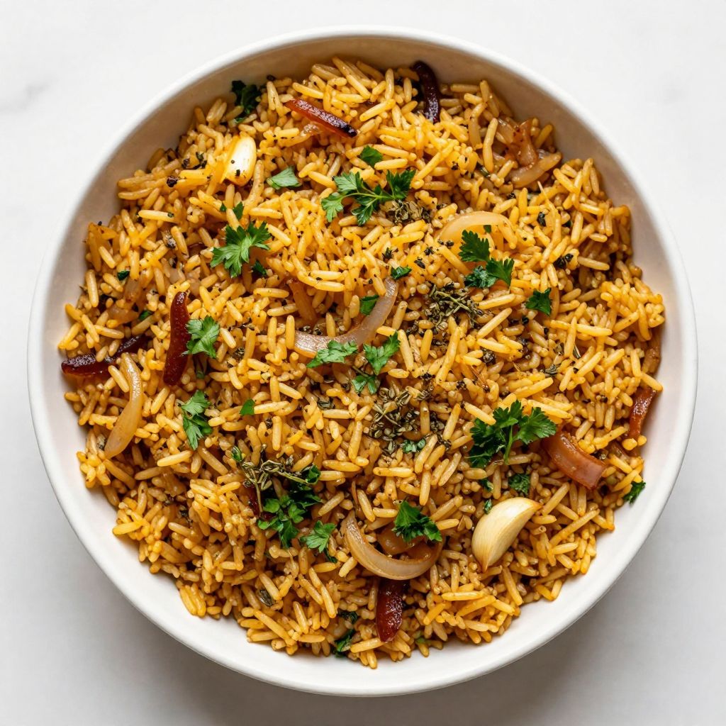 Pillao Rice Mediterranean Rice Pilaf Recipe (How to Make It at Home) - Mama Secret ...