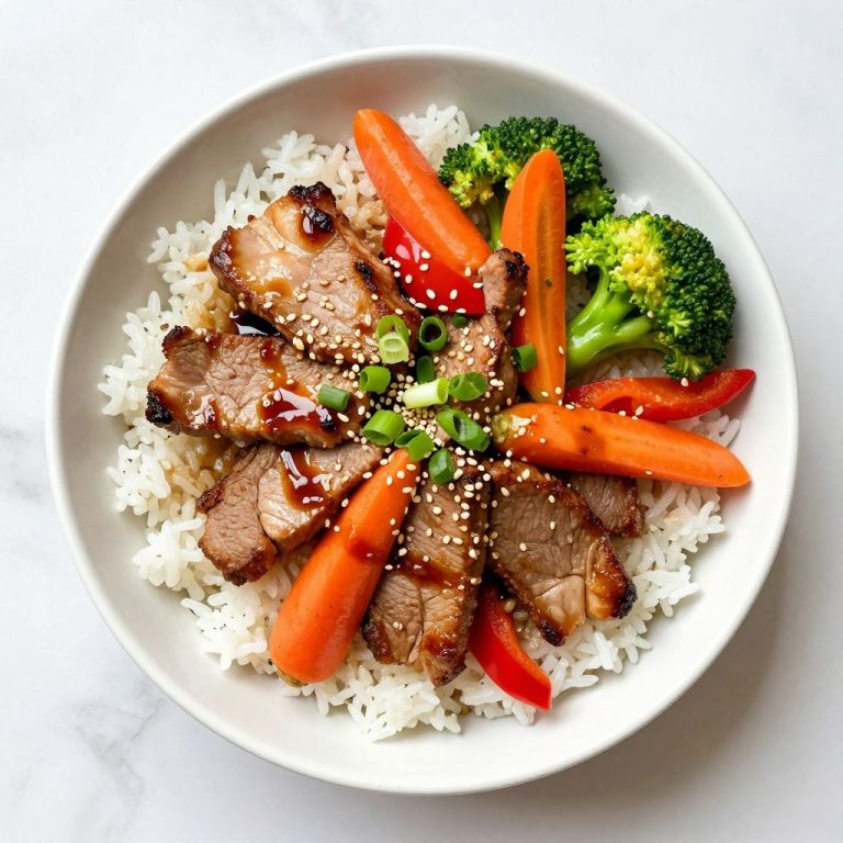 Pork Meat Rice Easy Pork Rice Bowl Recipe (Ingredients & Helpful Tips) - Mama Secret ...