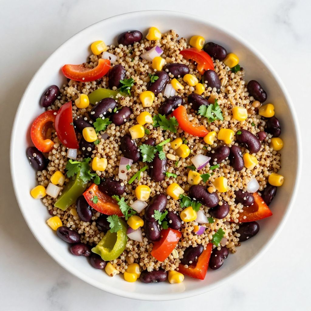 Side Salid Quinoa Bean Salad Recipe (Simple, Delicious & Homemade) - Mama Secret ...