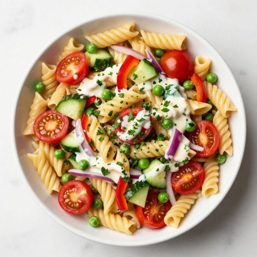 Side Salid Ranch Pasta Salad Recipe (Simple, Delicious & Homemade) - Mama Secret ...