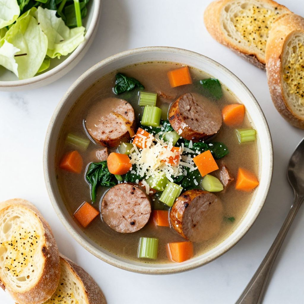 Susage Food Classic Sausage Soup Recipe (Homemade & Full of Flavor) - Mama Secret ...