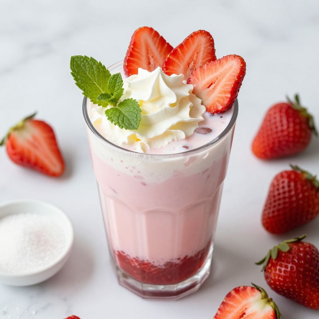 Strawberry Milk Tea Recipe (Classic Flavor & Easy Steps) - Mama Secret ...